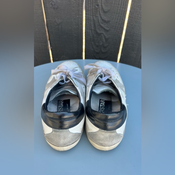 Golden Goose White and Gray Sneakers - Picture 3 of 6